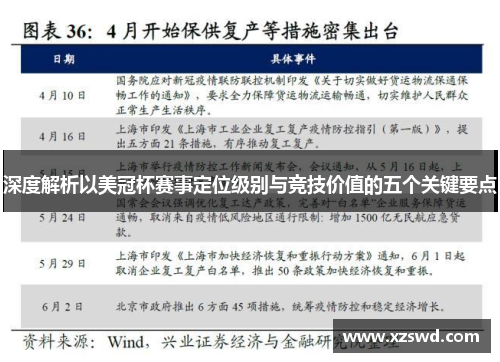 深度解析以美冠杯赛事定位级别与竞技价值的五个关键要点 深度解析以美冠杯赛事定位级别与竞技价值的五个关键要点